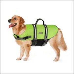 BRAND NEW Dog XL Vest Life Jacket: With reflectors funfilled Water Adventure!